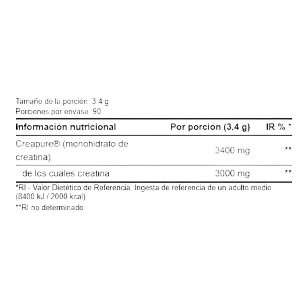 Mega Creatine Creapure 306 Gr - Image 2