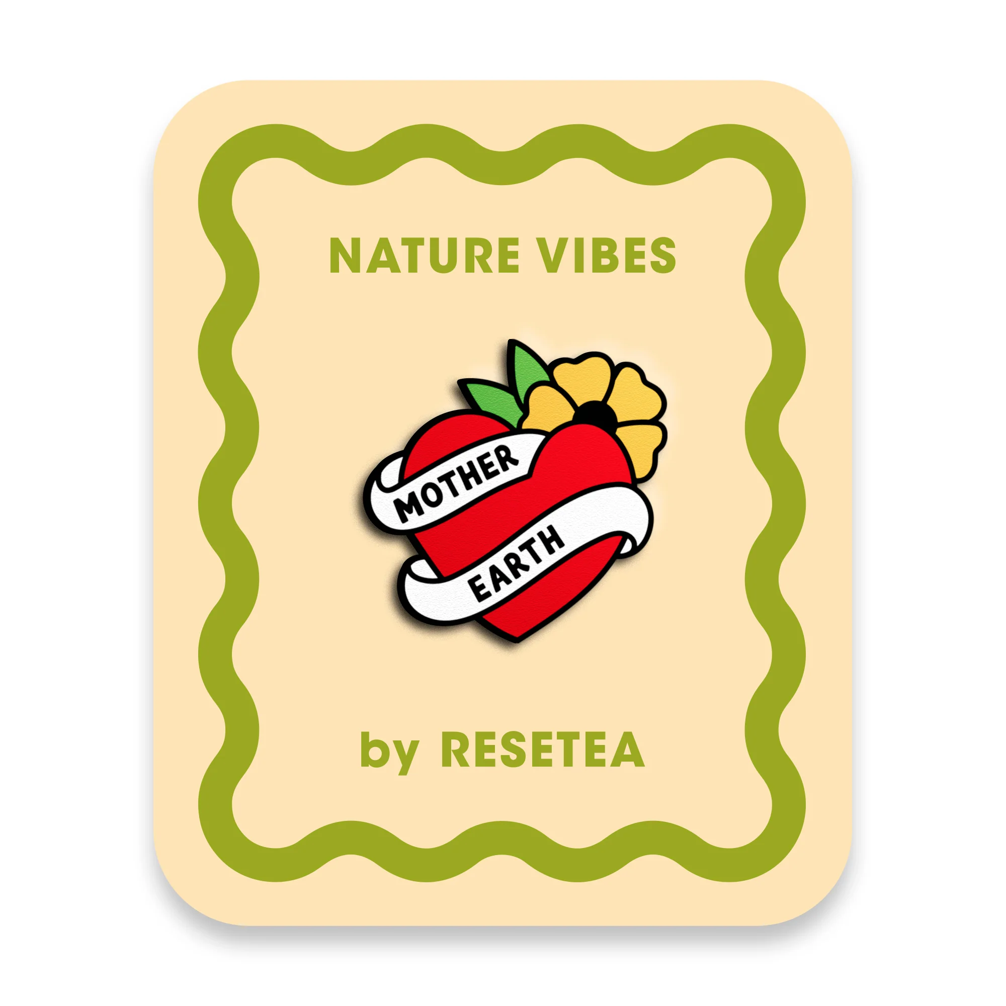 Mother Earth Pin | Accesorio Moderno Y Original Para Chaquetas, Mochilas Y Bolsos