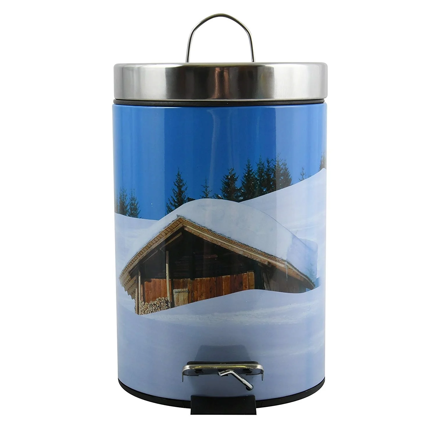Msv 100527-3 Litros Acero Inoxidable Sepia Cottage Bin