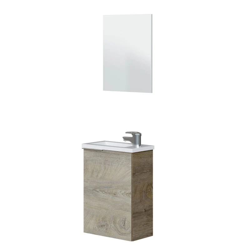 Mueble Compact 1 Puerta 1 Espejo Ancho 40