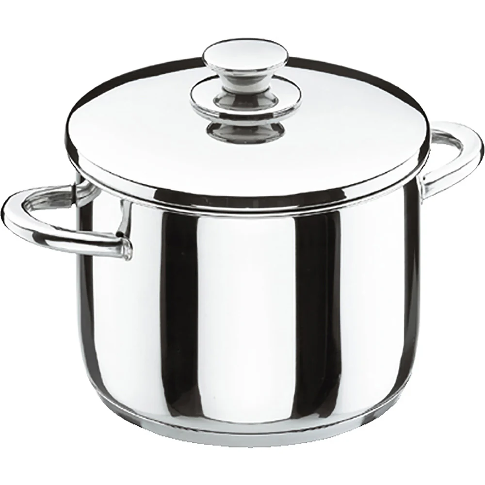 Olla Vitrocor De Acero Inoxidable Con Tapa - 22 Cm