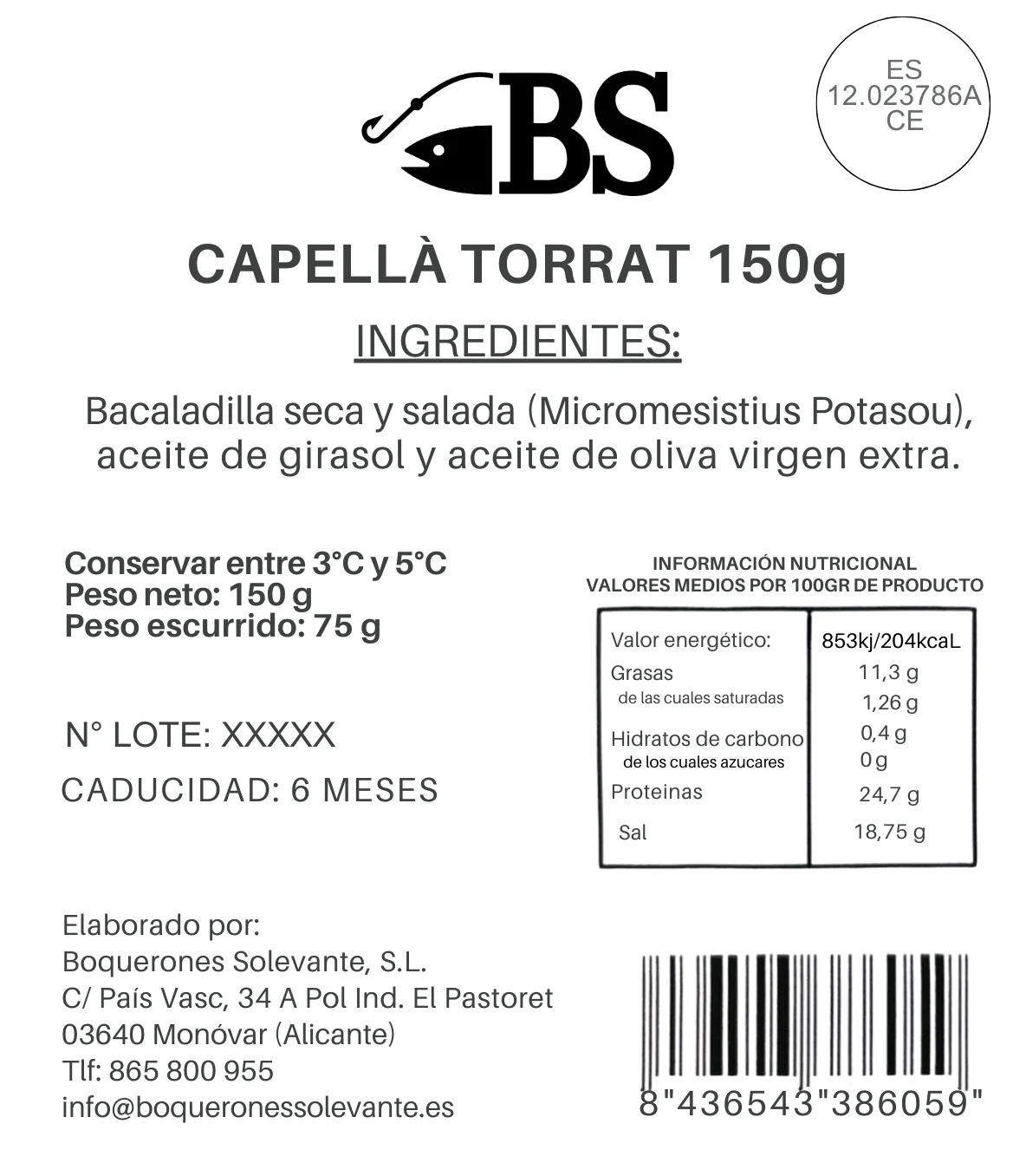 Pack 10 X Capellà Torrat 150 G - Image 2