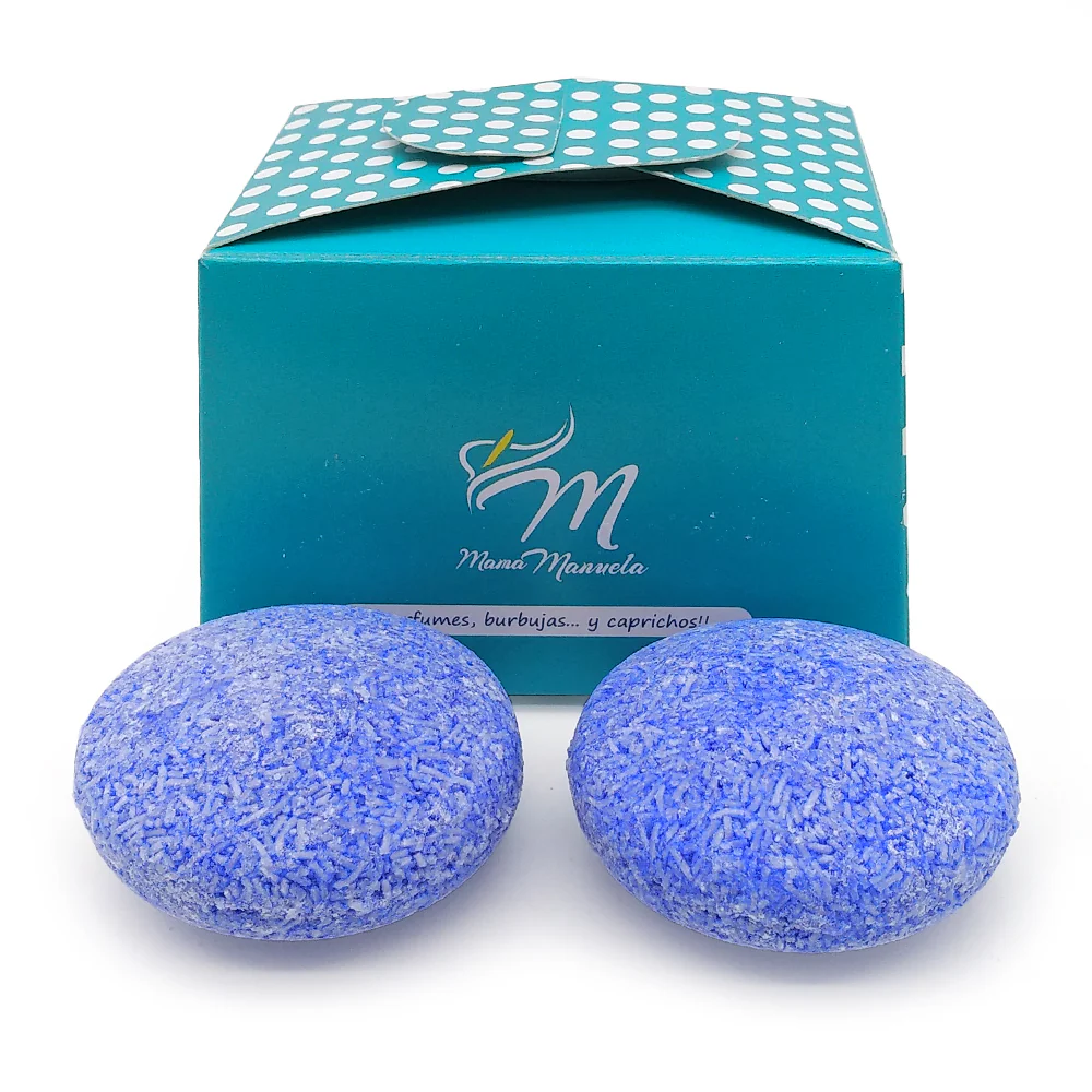 Pack 2 Champú Sólido Pelo Canoso o Blanco - 100% Natural - Evita Tonos Amarillos - Con Polvo de Índigo - Hecho En España