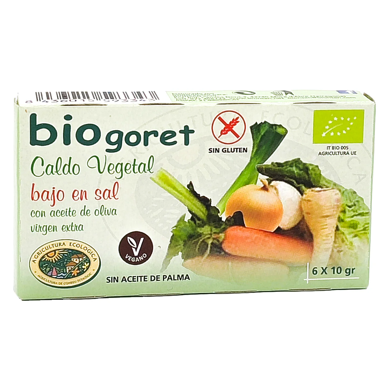 Pack 3 Cubitos Caldo Verduras Bajo En Sal Y Ternera Eco Biogoret - Image 2