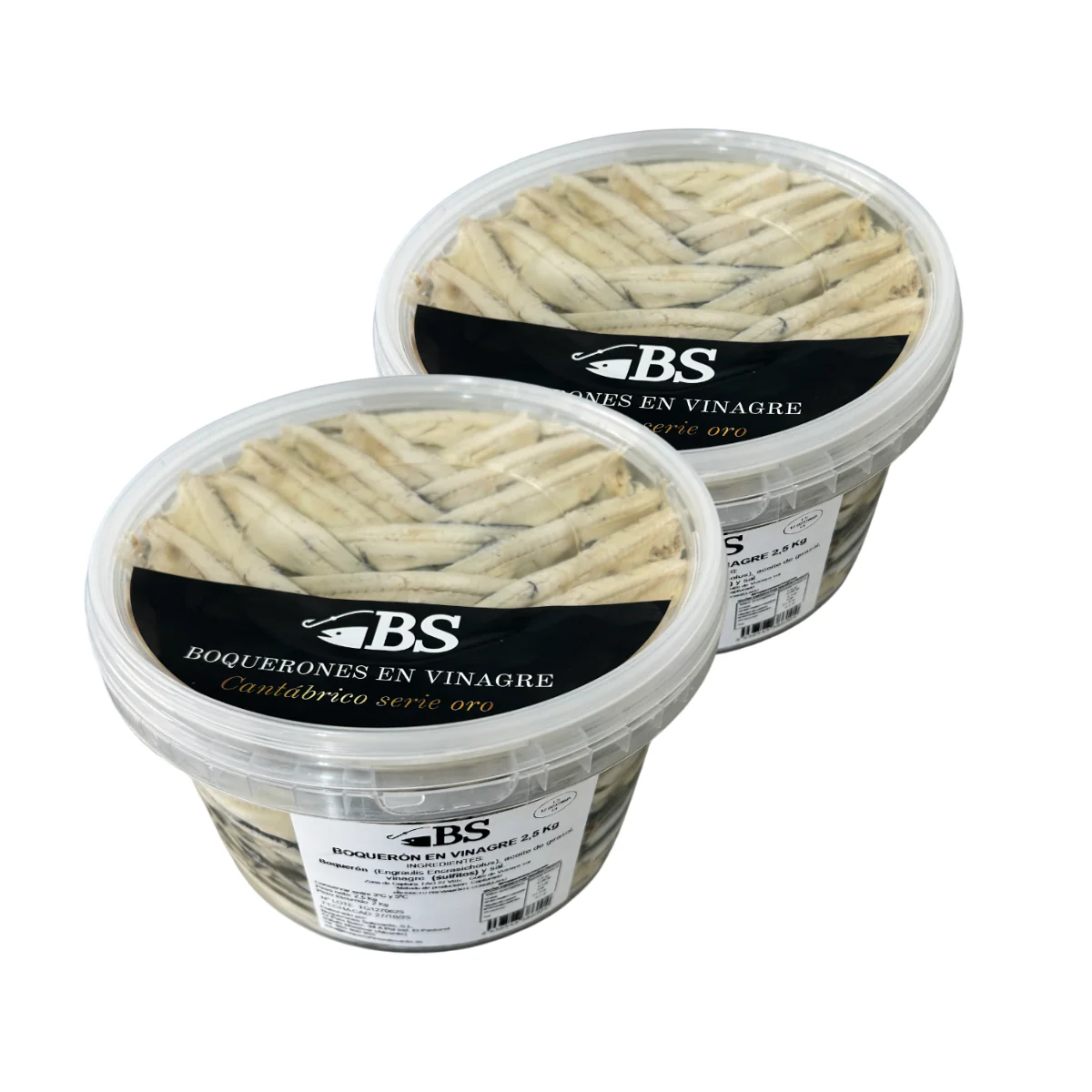 Pack Ahorro 2 X Boquerón En Vinagre Del Mar Cantábrico 2,5kg