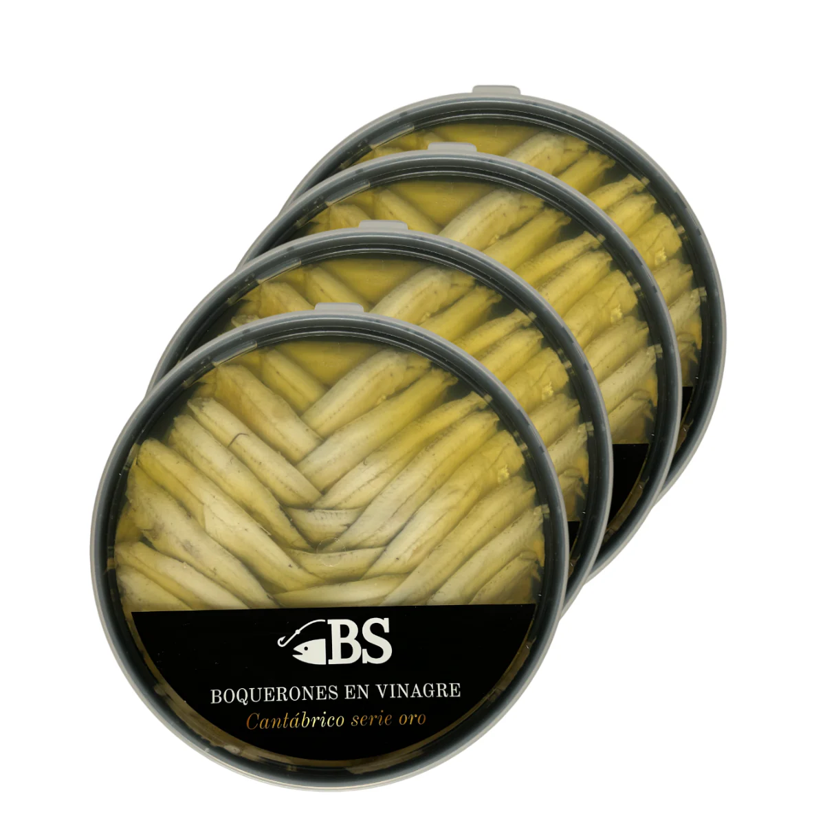 Pack Ahorro 4 X Boquerón En Vinagre Del Mar Cantábrico 400g