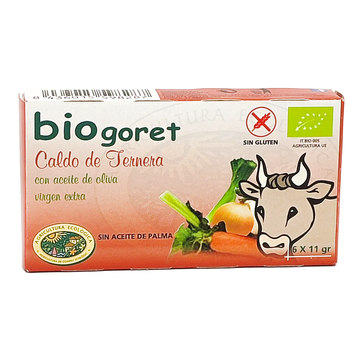 Pack Cubitos De Caldo De Ternera Y Verduras Bajo En Sal Eco Biogoret - Image 2