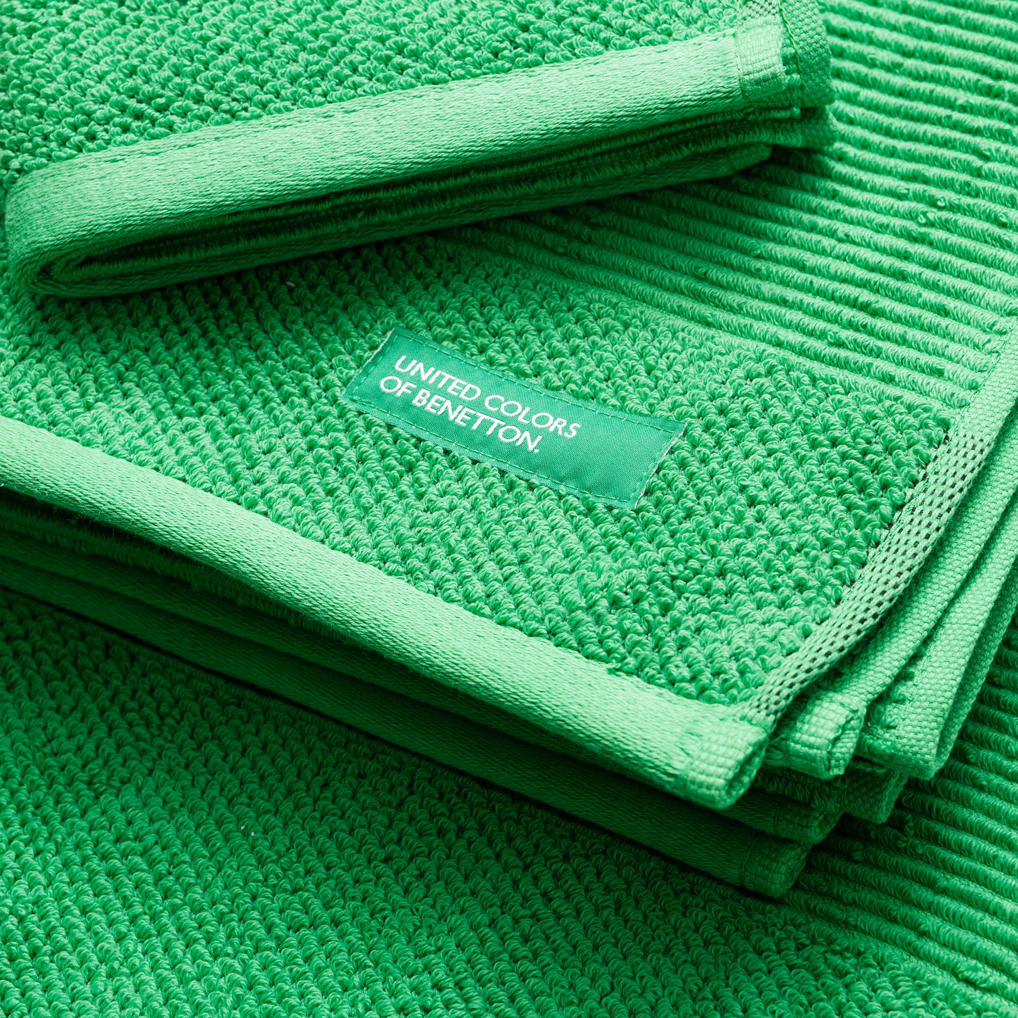 Pack De 2 Set De 3 Toallas De Baño Cada Uno En Color Azul Y Otras En Verde - Image 6
