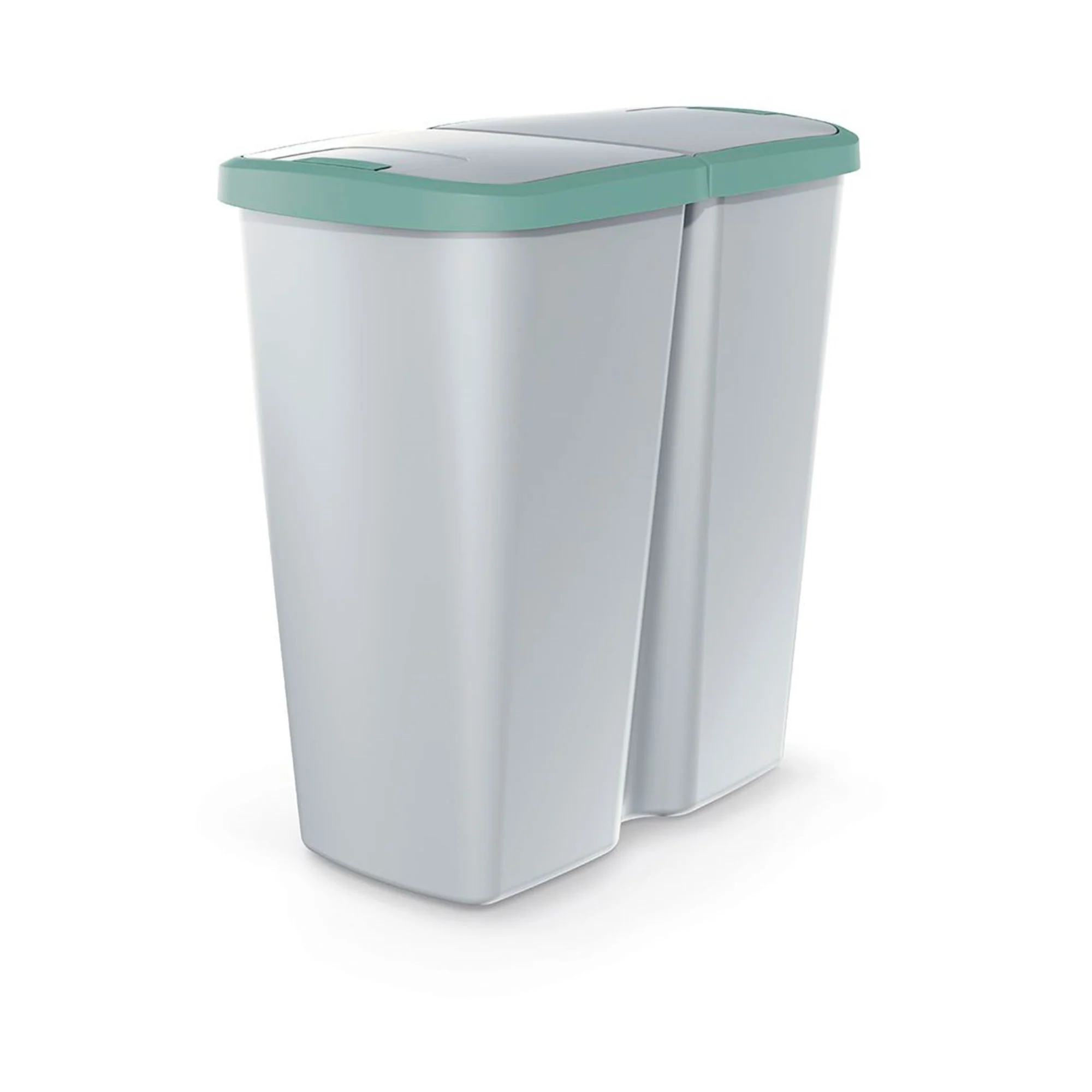 Papelera Con 2 Tapas Independientes De 45l Keden
