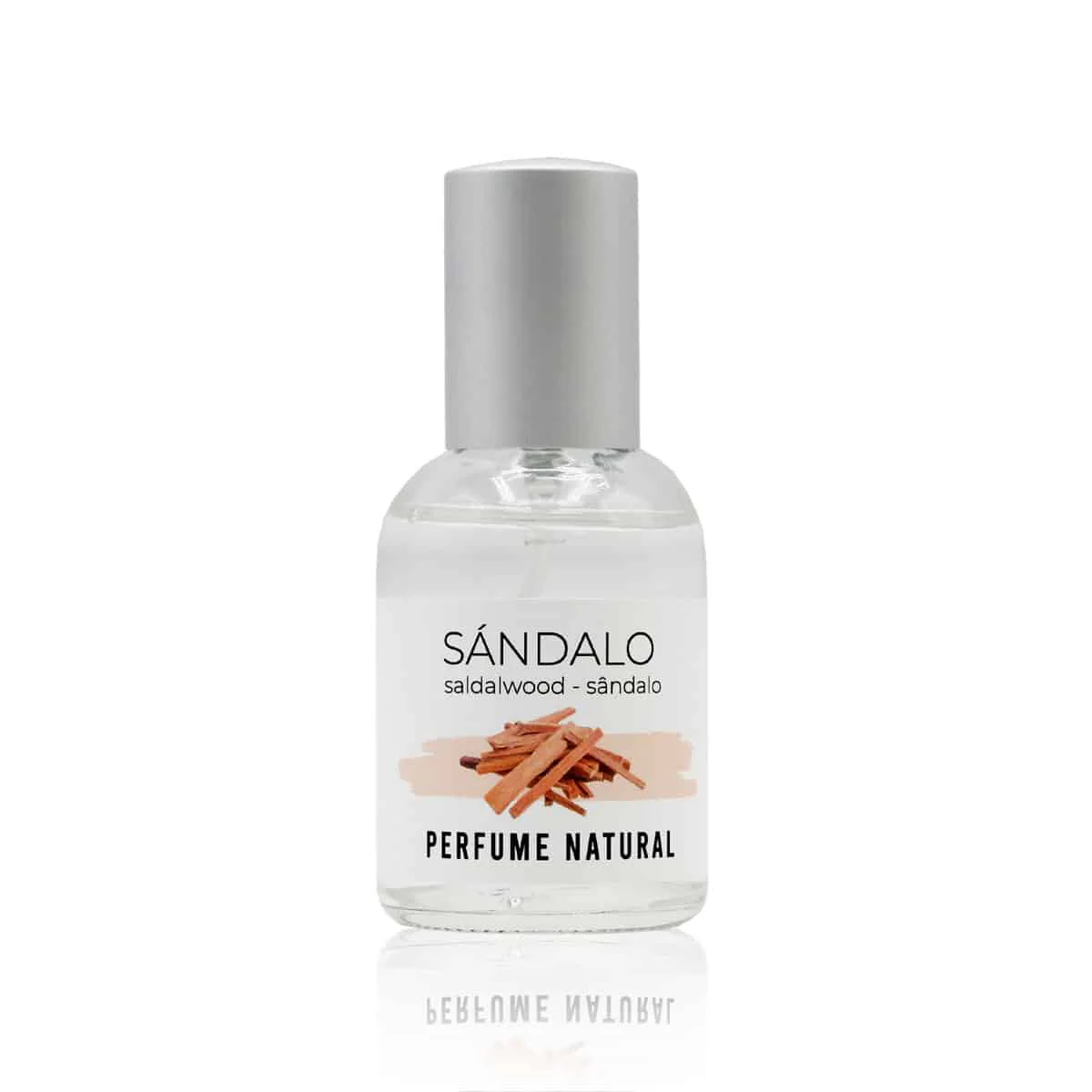 Perfume Natural De Sándalo 50 Ml | Fragancia Amaderada Y Cálida | Aroma Elegante Y Envolvente | Perfume Duradero
