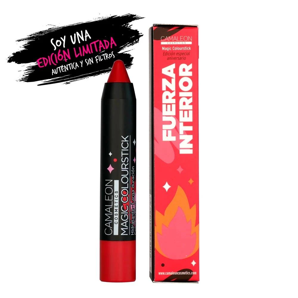 Pintalabios Rojo Magic Colourstick 4g Camaleon Cosmetics
