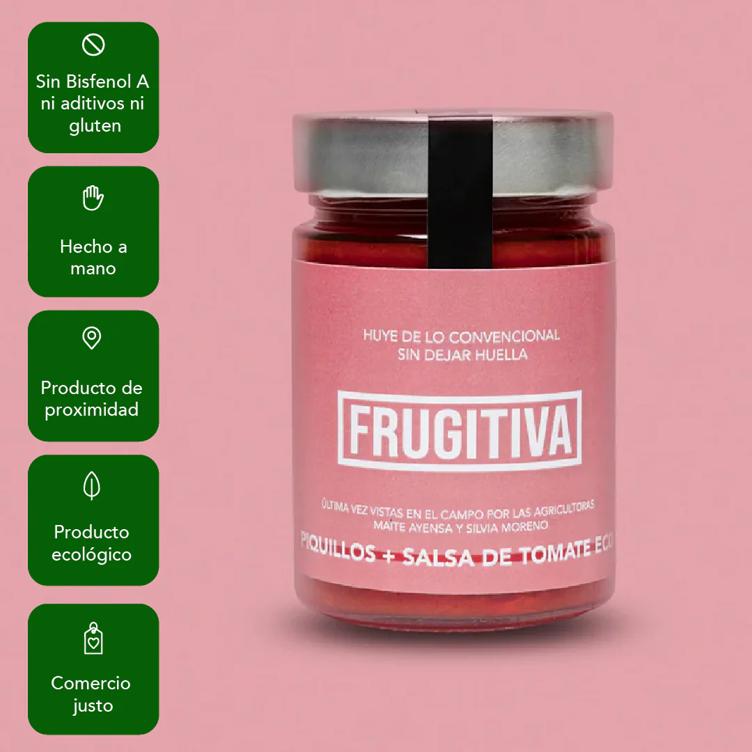 Piquillos Con Salsa De Tomate Eco 290g. - Image 2