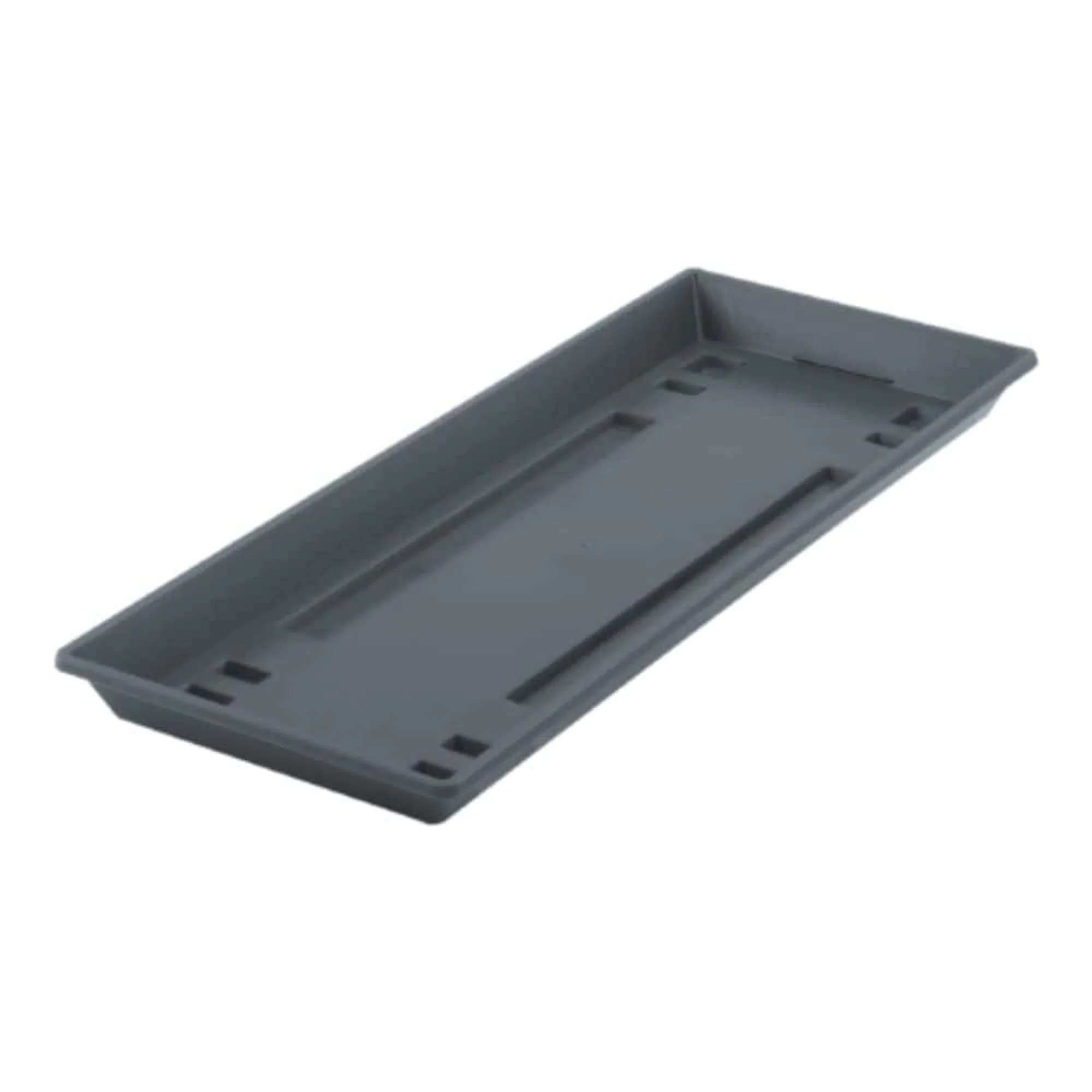 Plato Para Maceta Rectangular, 50 Cm, Antracita