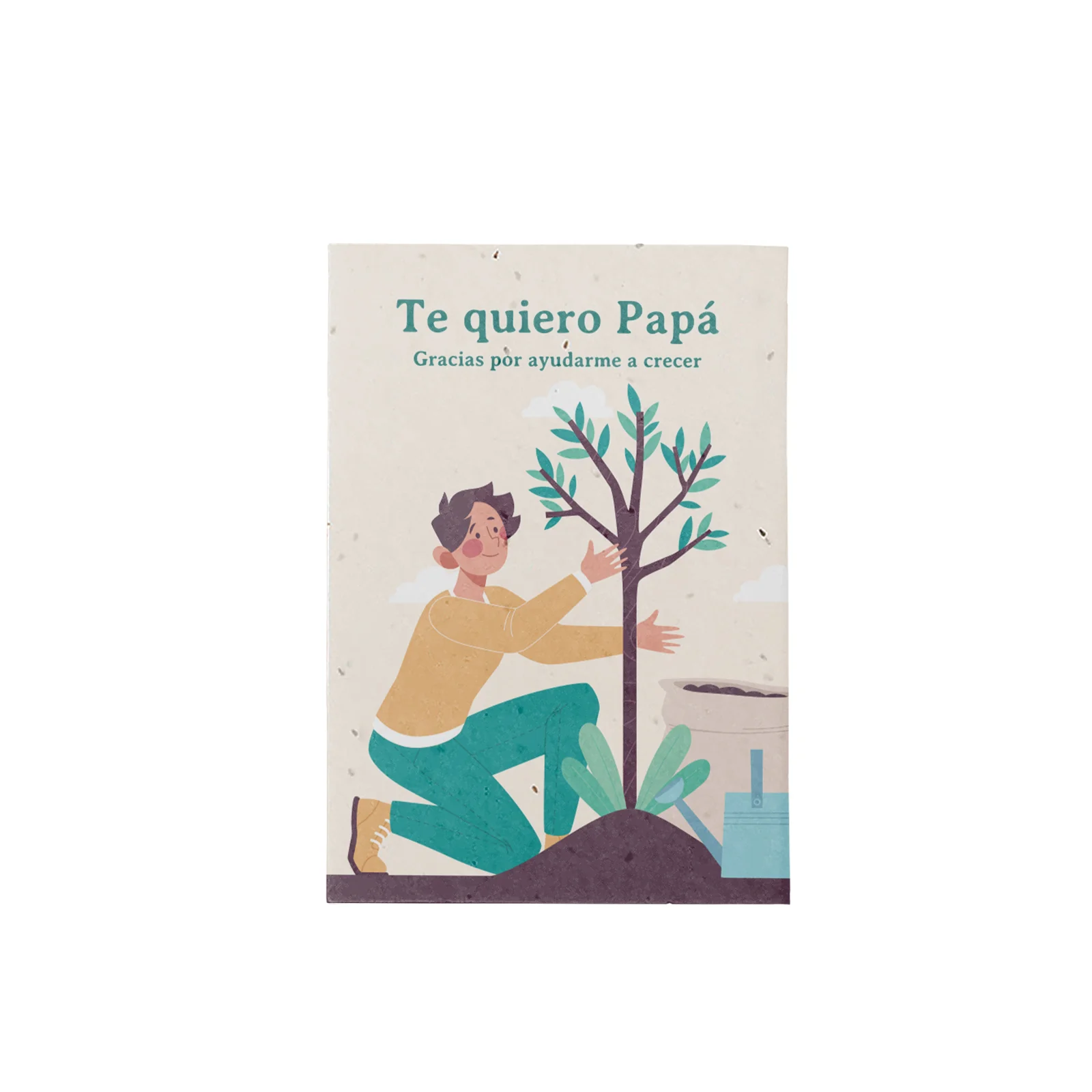Postal Plantable Te Quiero Papá Con Semillas De Manzanilla – Detalle Original Que Florece Con Amor | Resetea