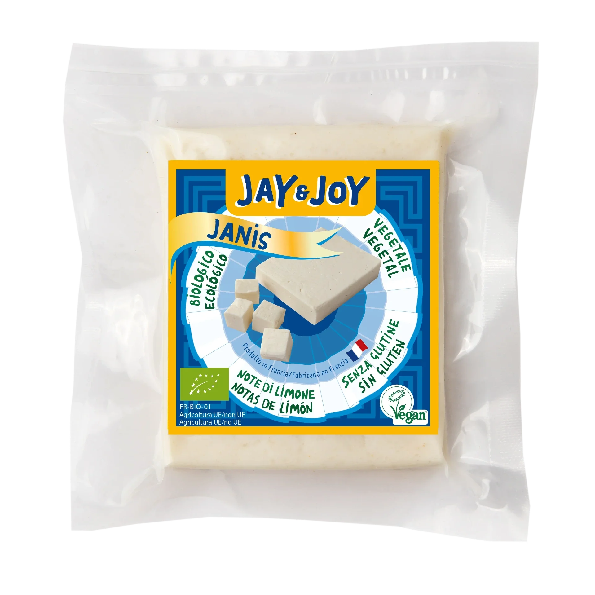 Queso Vegetal Estilo Feta Janis Jay&joy 140g Bio