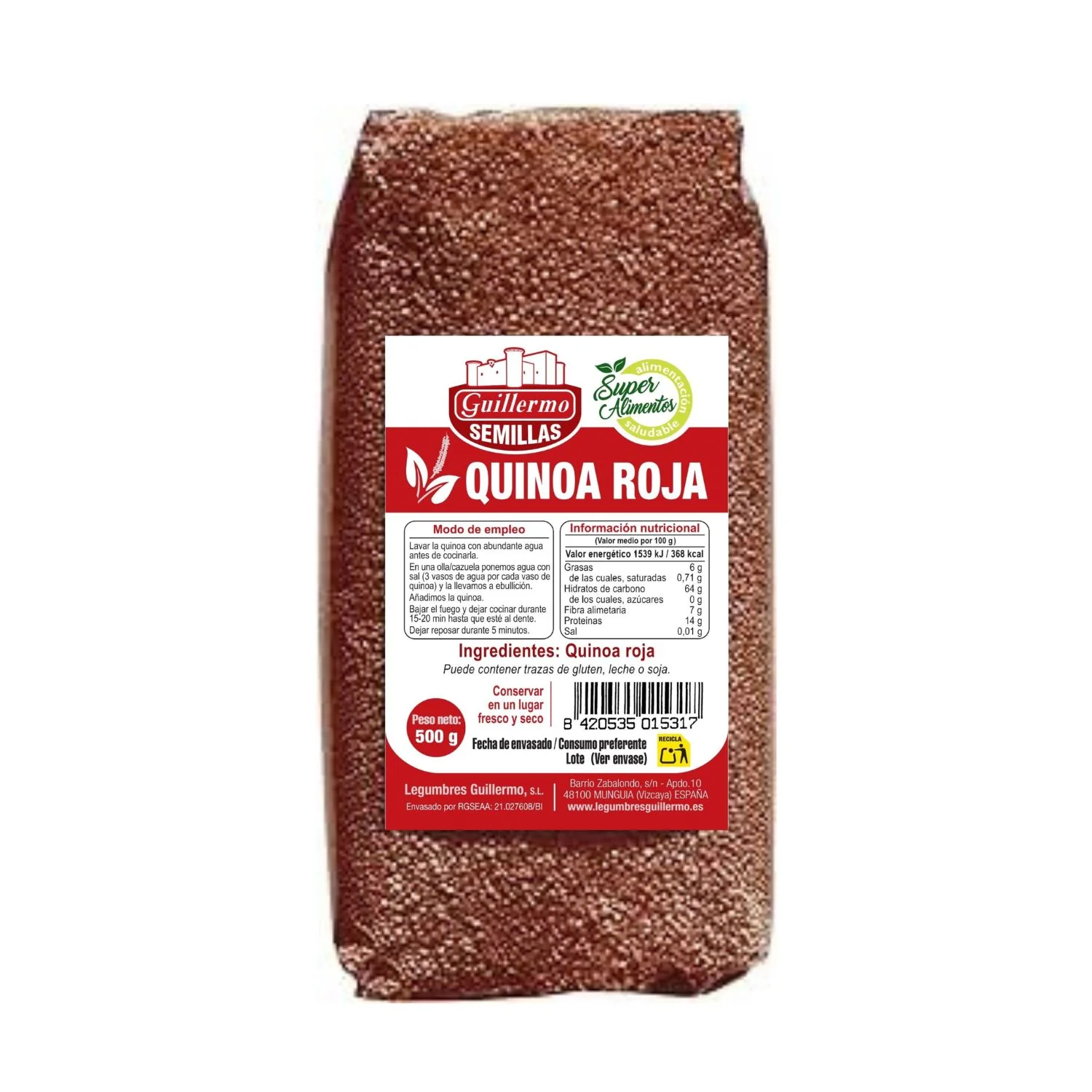 Quinoa Roja - 500 G