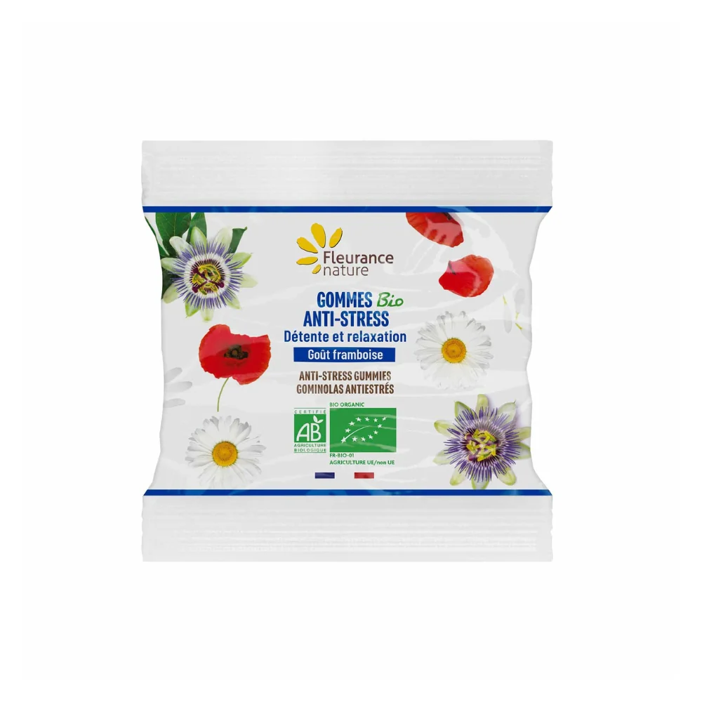 Recarga Gominolas Antiestrés Eco Frambuesa Fleurance Nature 30g