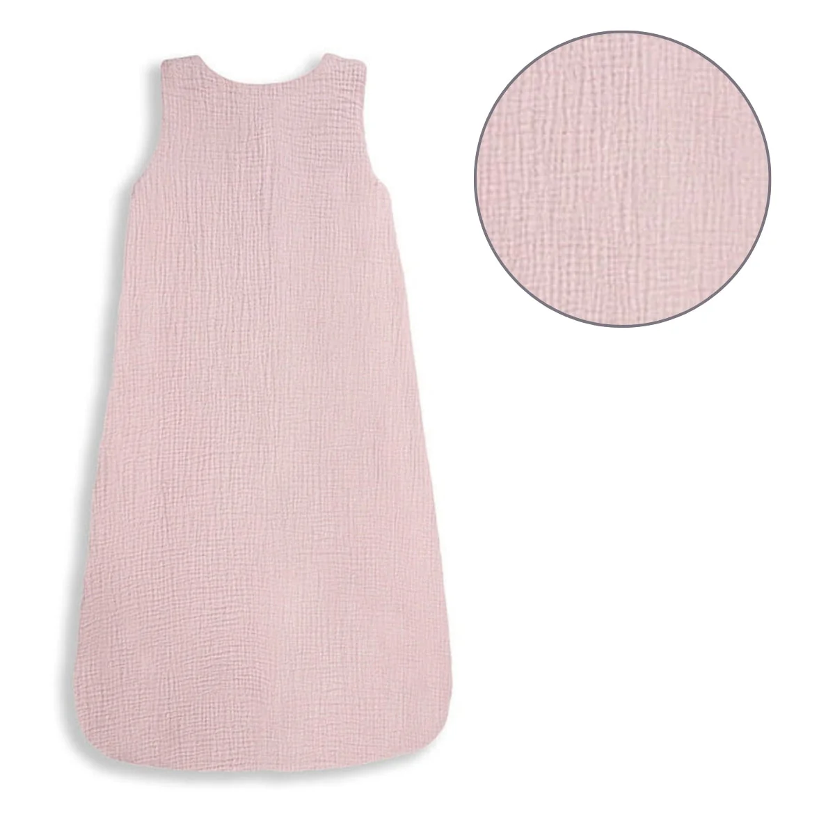 Saco De Dormir Bebe Reversible T-m Muselina 4-24m Rose - Image 2