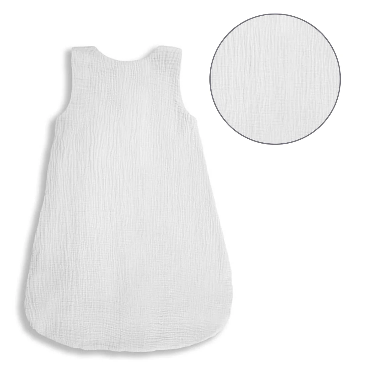 Saco De Dormir Bebe Reversible T-s Muselina 0-4m Rose - Image 3