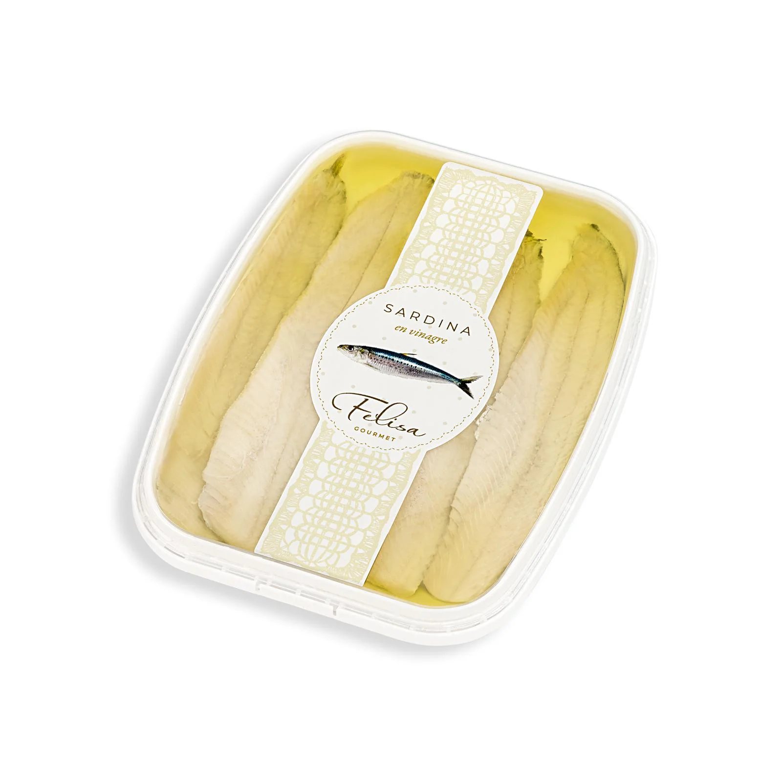Sardina Vinagre 120g Oval Aove Felisa Gourmet