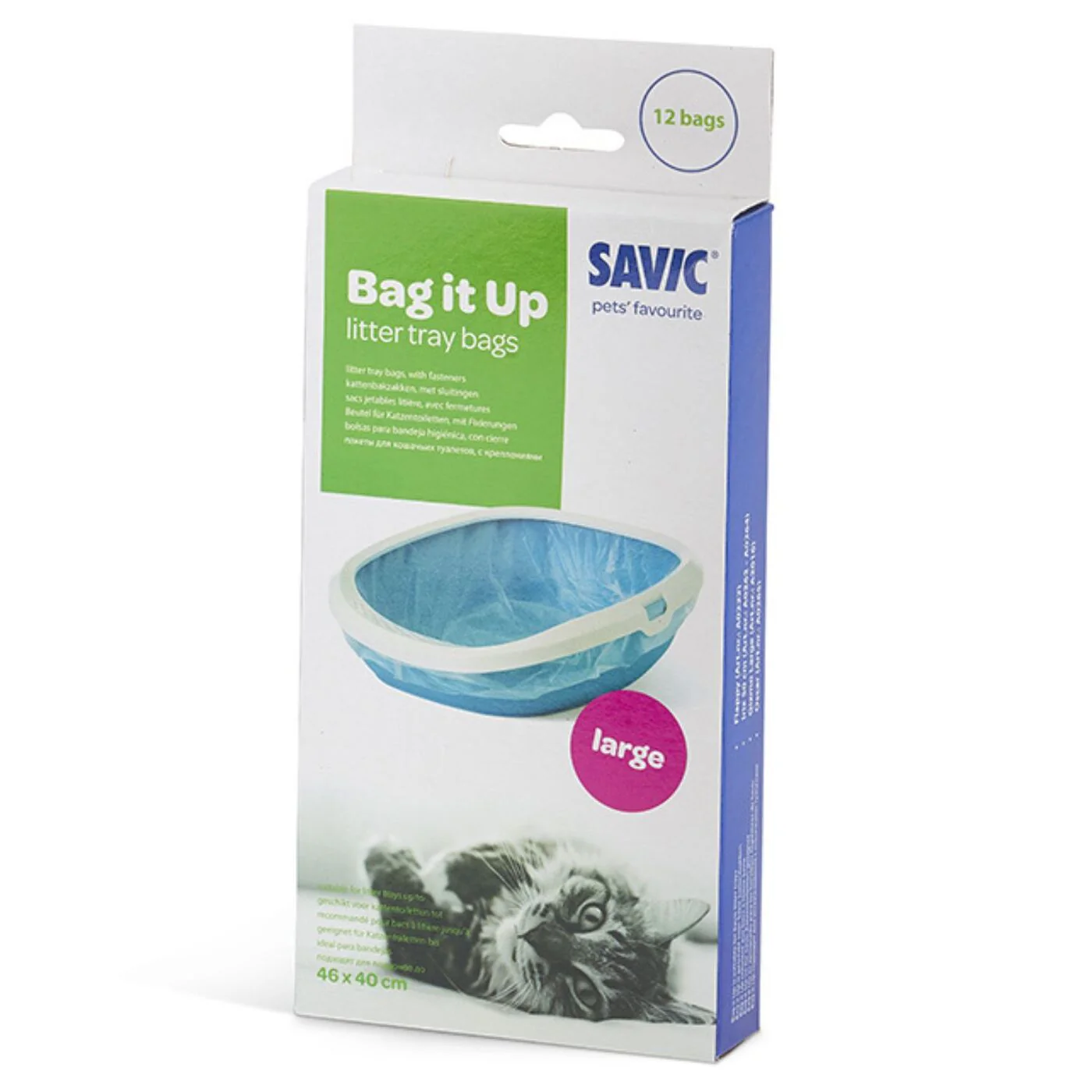 Savic 12 Bolsas Higienicas Para Arenero Grande 50x36cm