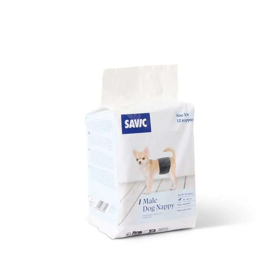 Savic 12  Pañales Perro Macho   Xs  20-26cm