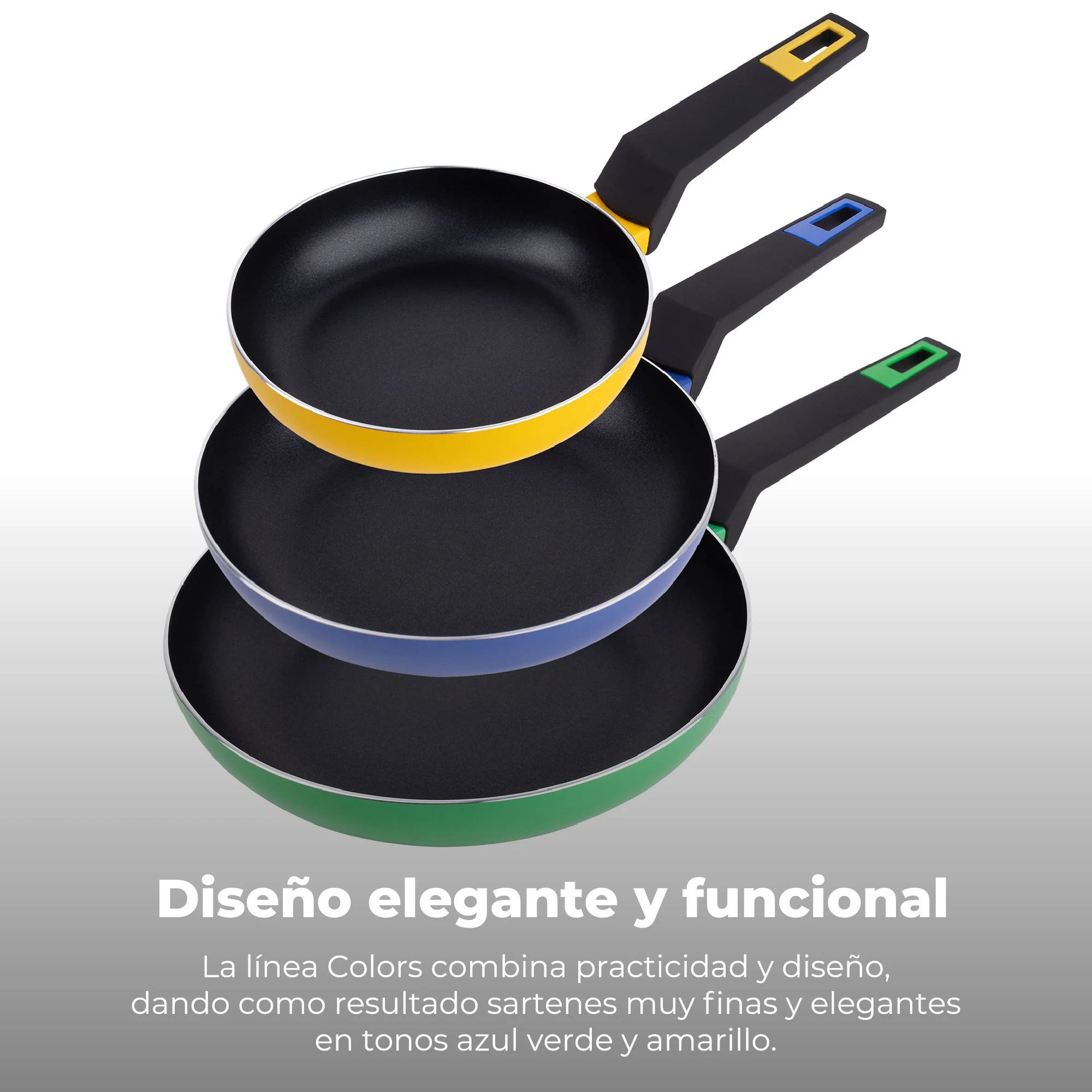Set 12 Piezas, Batería De Cocina En Acero Inoxidable - Image 2
