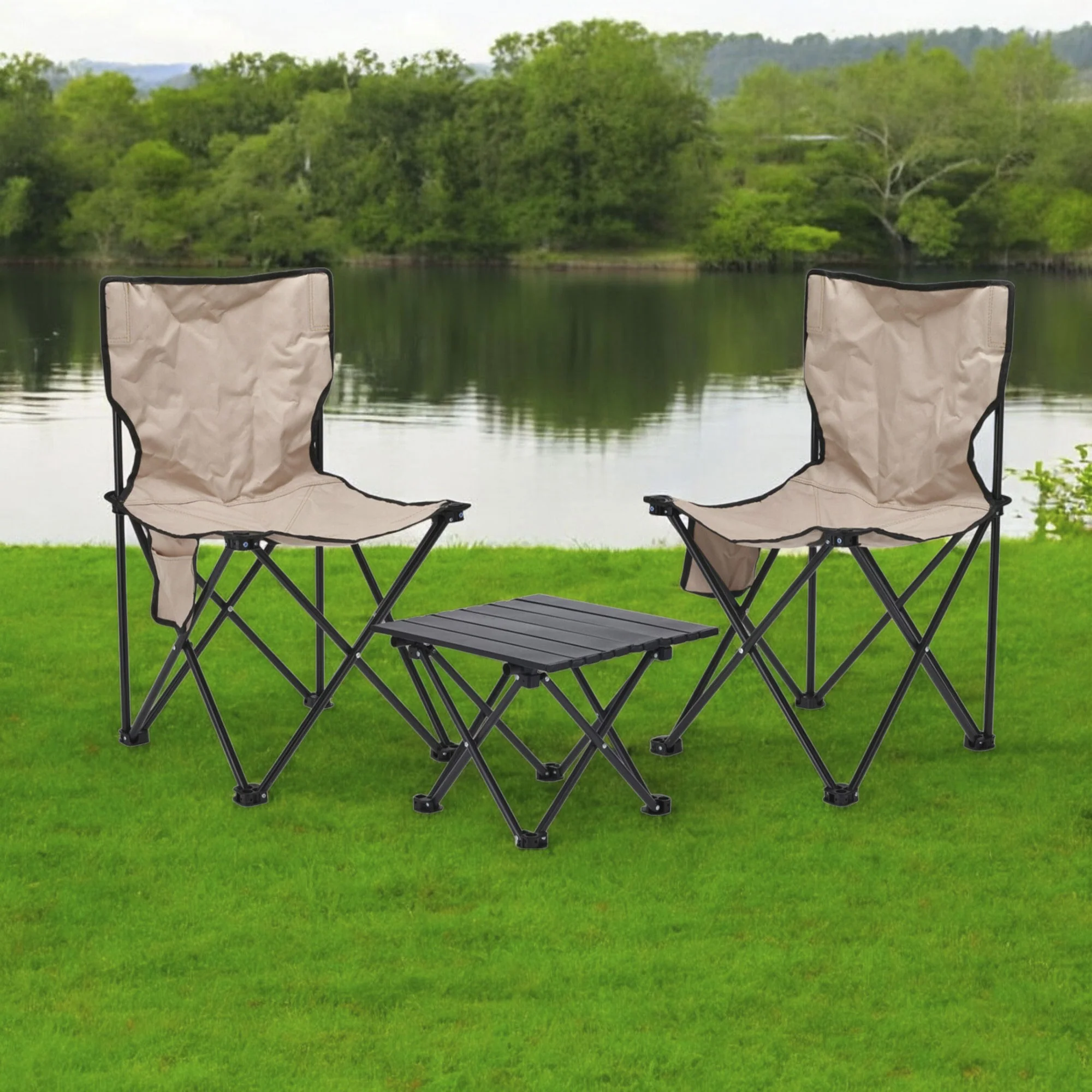Set De Camping 2 Sillas + Mesa Plegable - Image 3