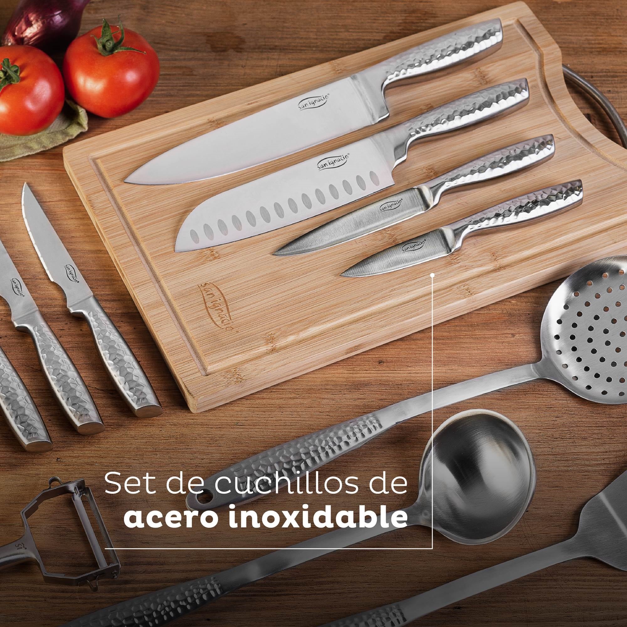 Set Plancha 36cm Y Cuchillos De Cocina San Ignacio - Image 5