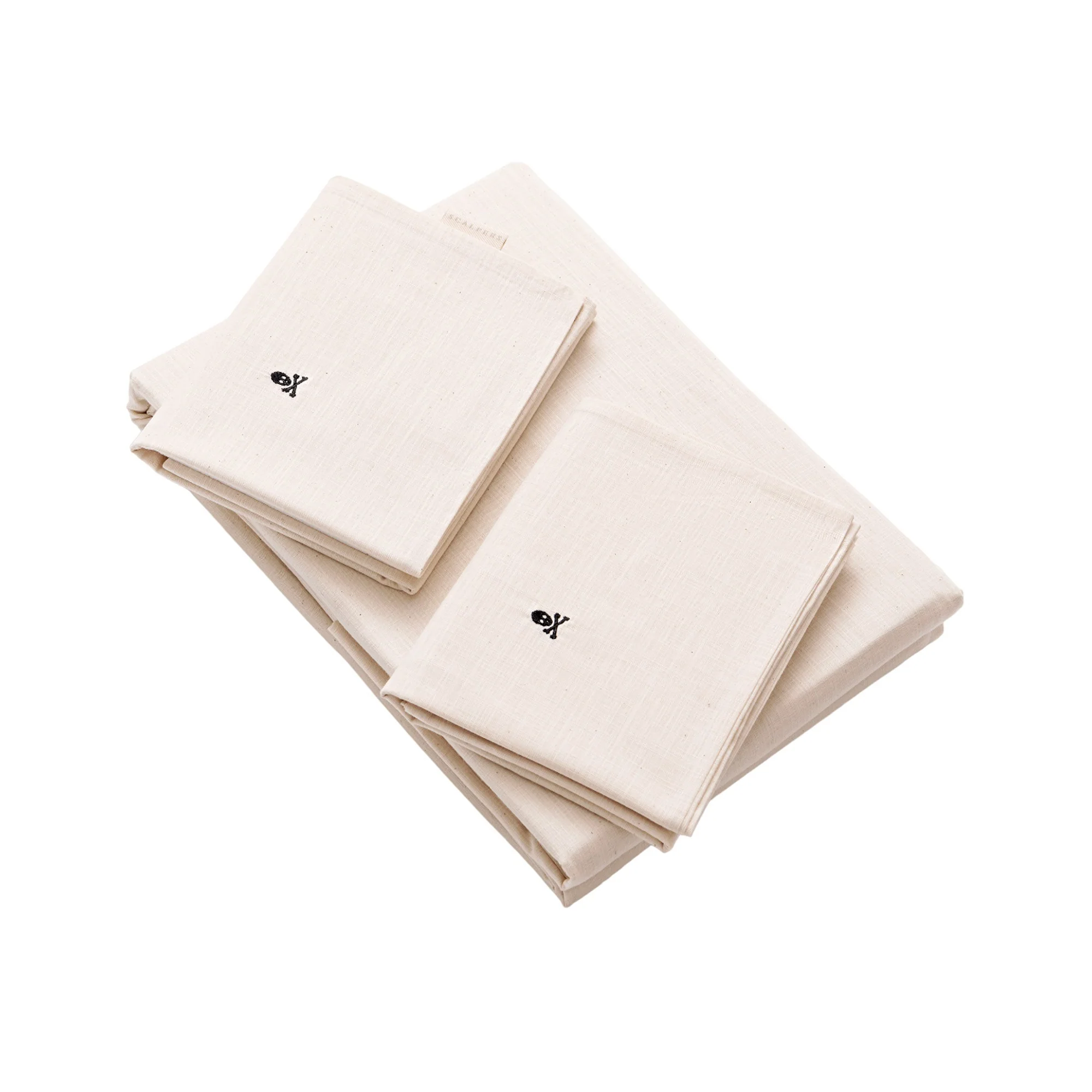 Set Sábanas Ocre (encimera 270x280cm + 2 Fundas De Almohada  50x105cm) 100% Algodón Scalpers Home