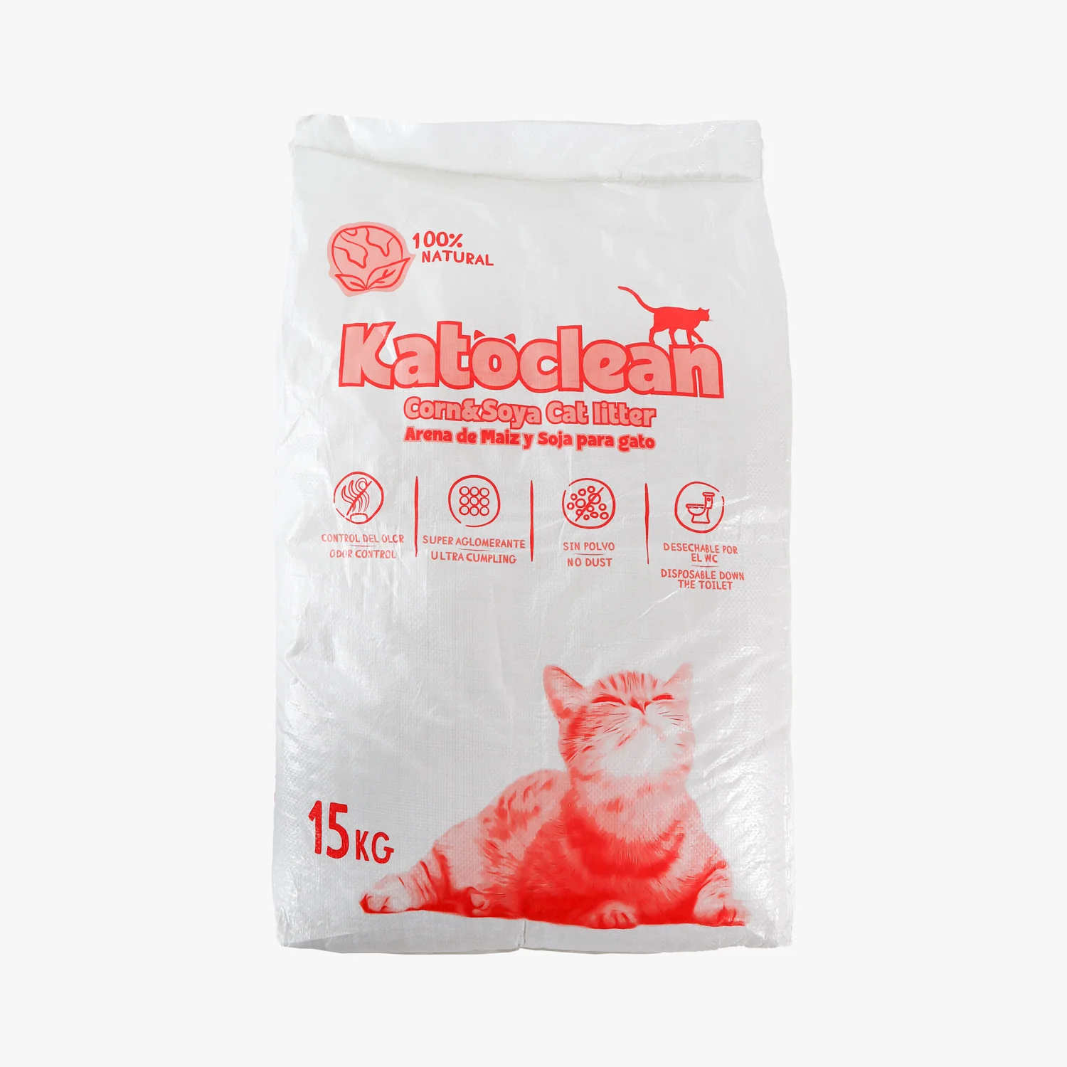 Sustrato En Pelet Para Gato Katoclean Biodegradable 40l - Image 4