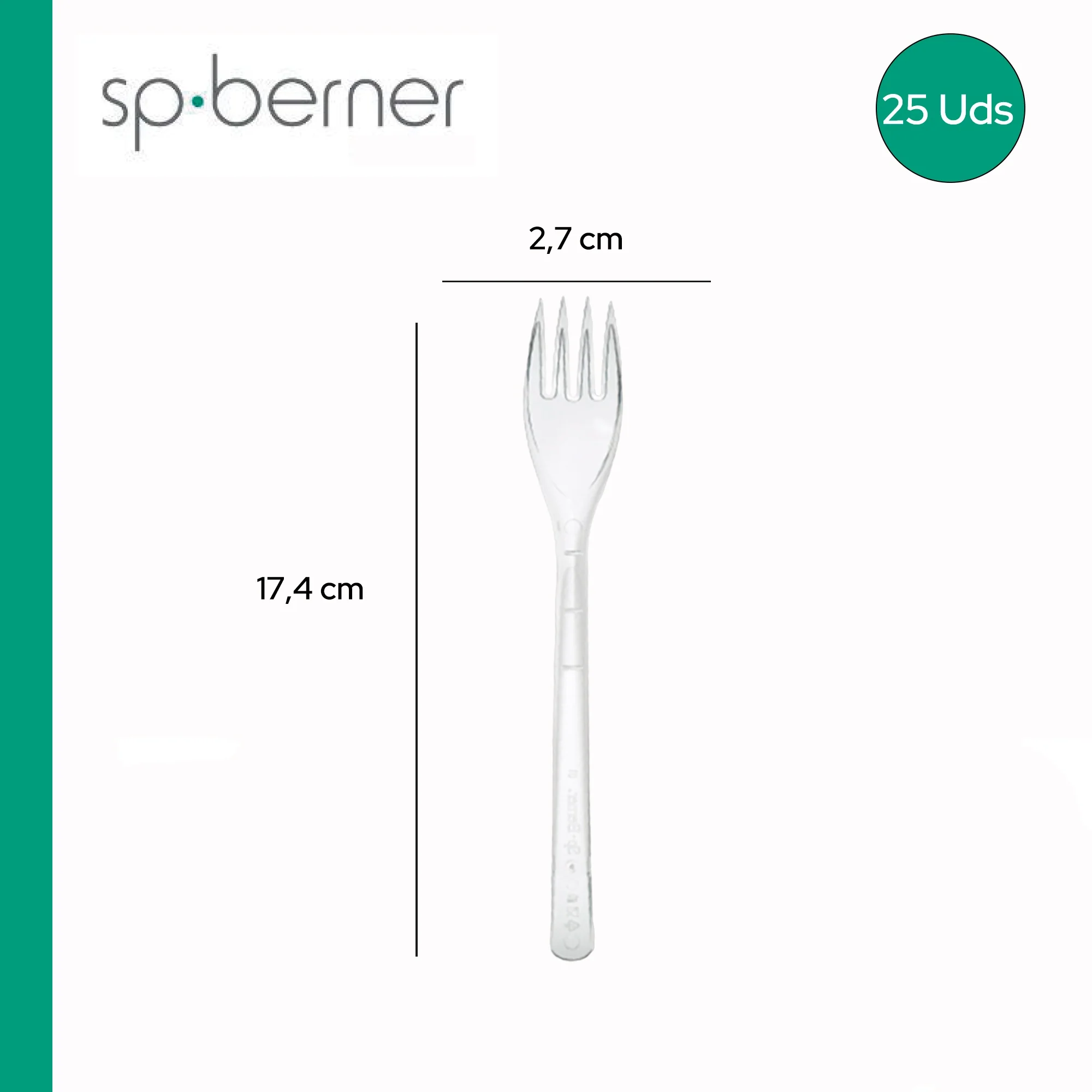 Tenedor Reutilizable (pack 25) - Image 2