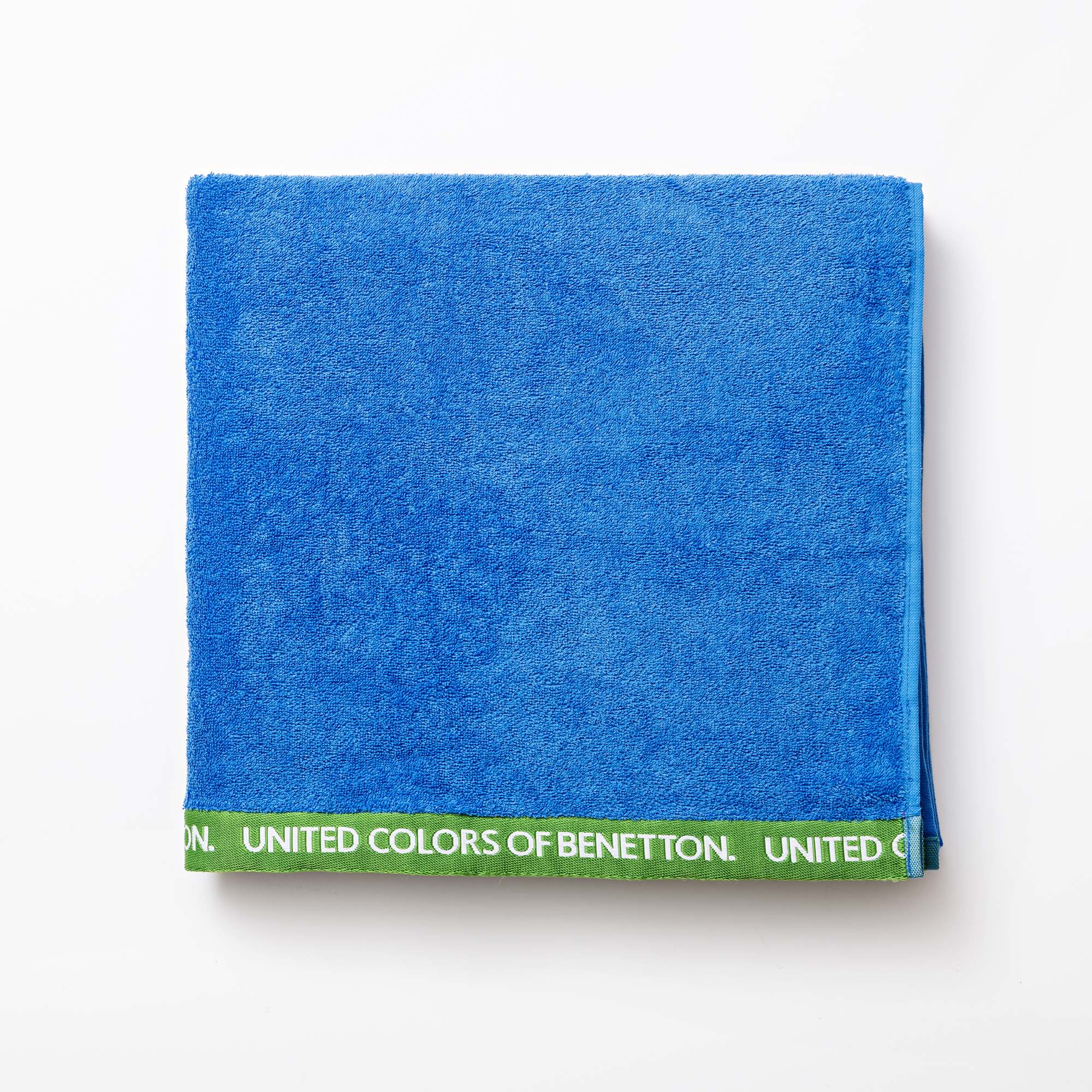 Toalla 90x160 Algodón Orgánico 450gsm Azul Benetton