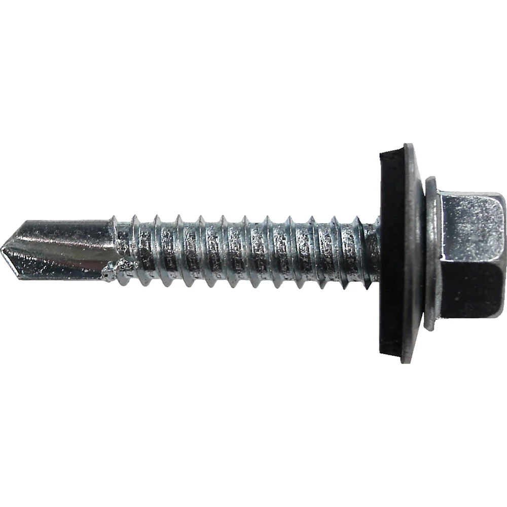 Tornillo Autotaladrante Hexagonal Con Arandela - 4,8x19 Mm