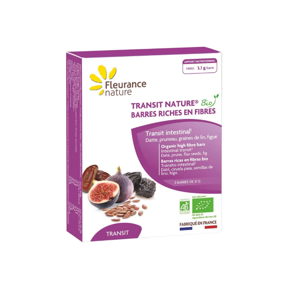 Transit Nature® Barras Ricas En Fibras Eco Fleurance Nature 3 Barras De 31g