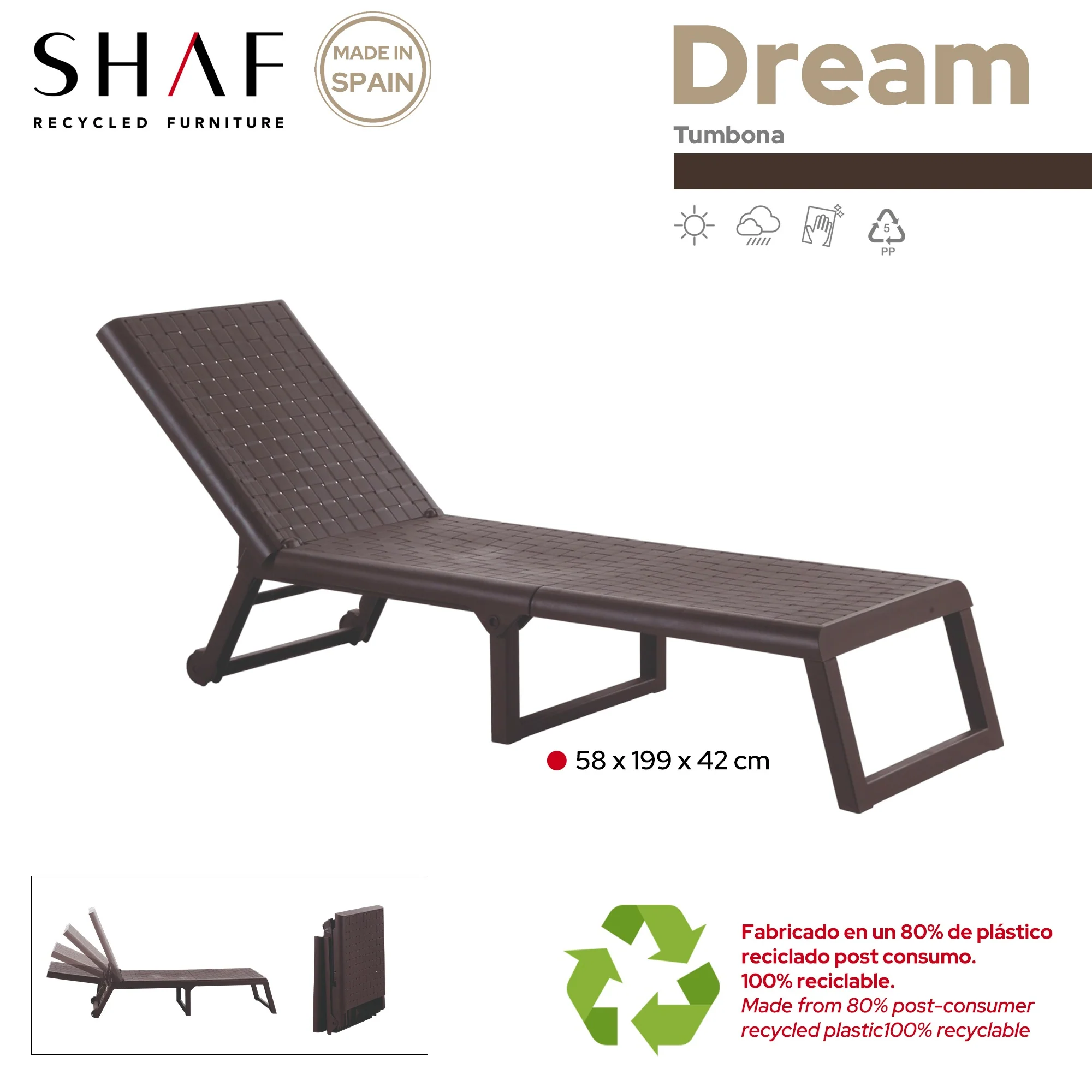 Tumbona Dream - Wengué - Image 3