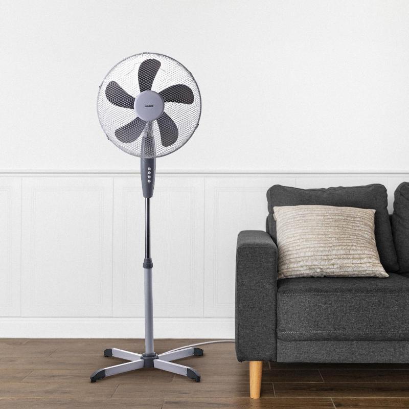Ventilador Pie Ø 40 X 135 Cm. 45 W. Oscilación Automatica, Altura Regulable, Cabezal Inclinable, Base Estable 60x60 Cm. - Image 3