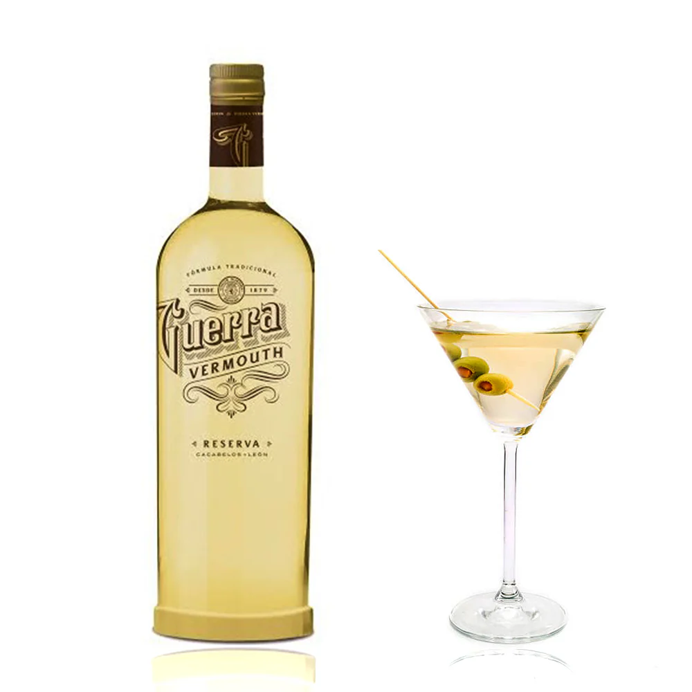 Vermouth Guerra Blanco. Caja 6 Botellas De 1 Litro