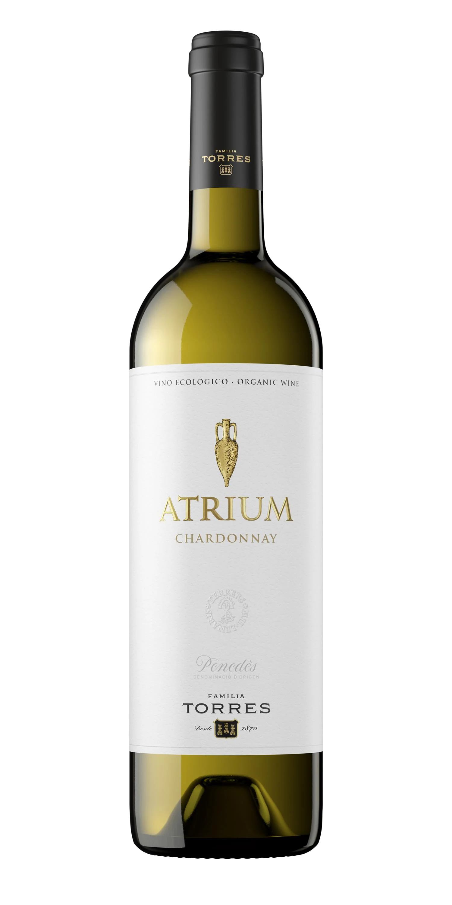 Vino blanco Atrium Chardonnay Do Penedès 6 x 75 cl