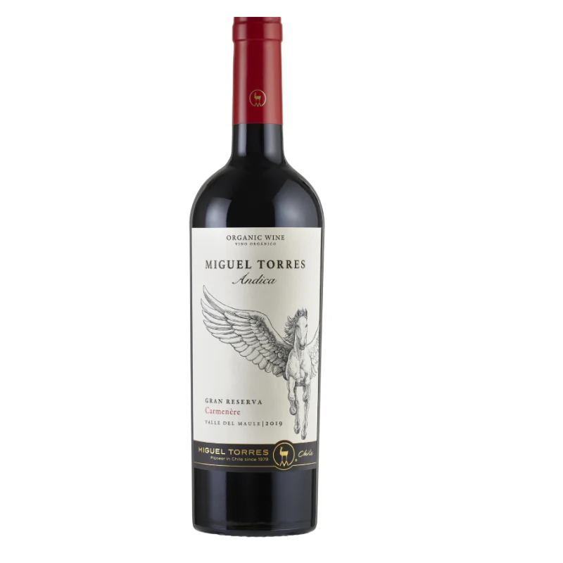 Vino tinto Ándica Carménère Miguel Torres Chile 75 cl