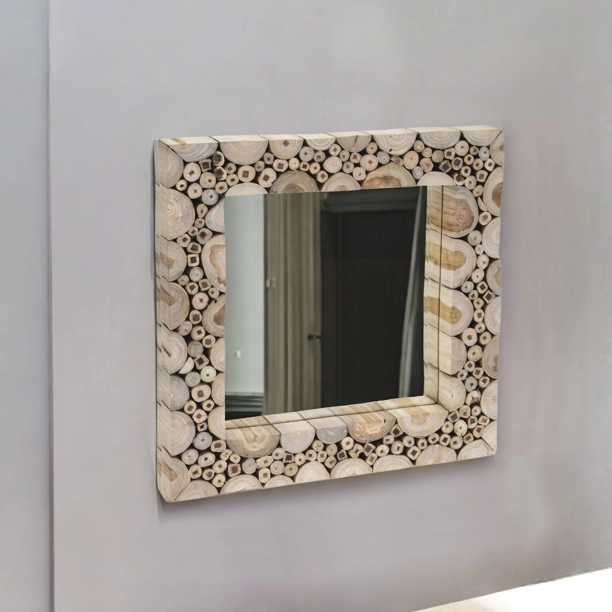Well Home Espejo Con Marco Cuadrado 50x50cm - Image 3
