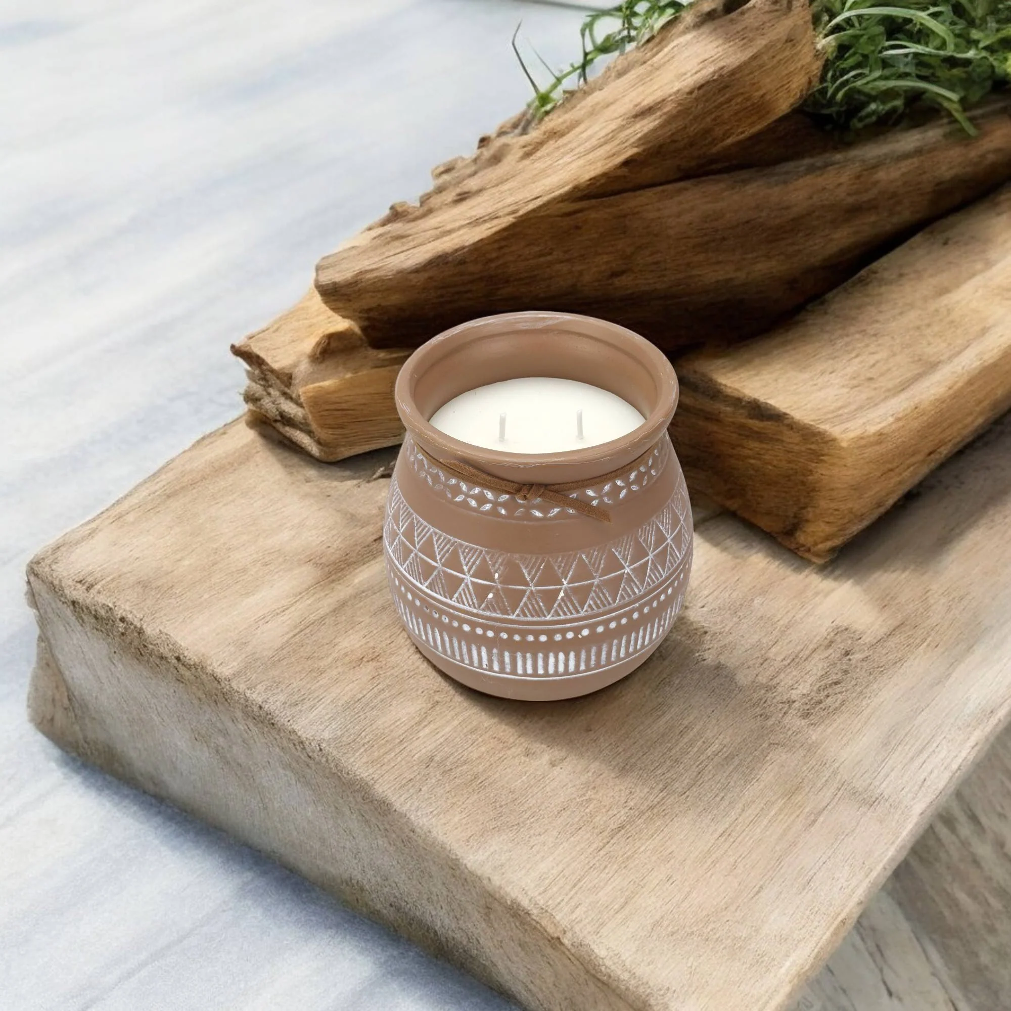 Well Home - Pack 6 Velas Aromática Envase De Cemento - Image 4