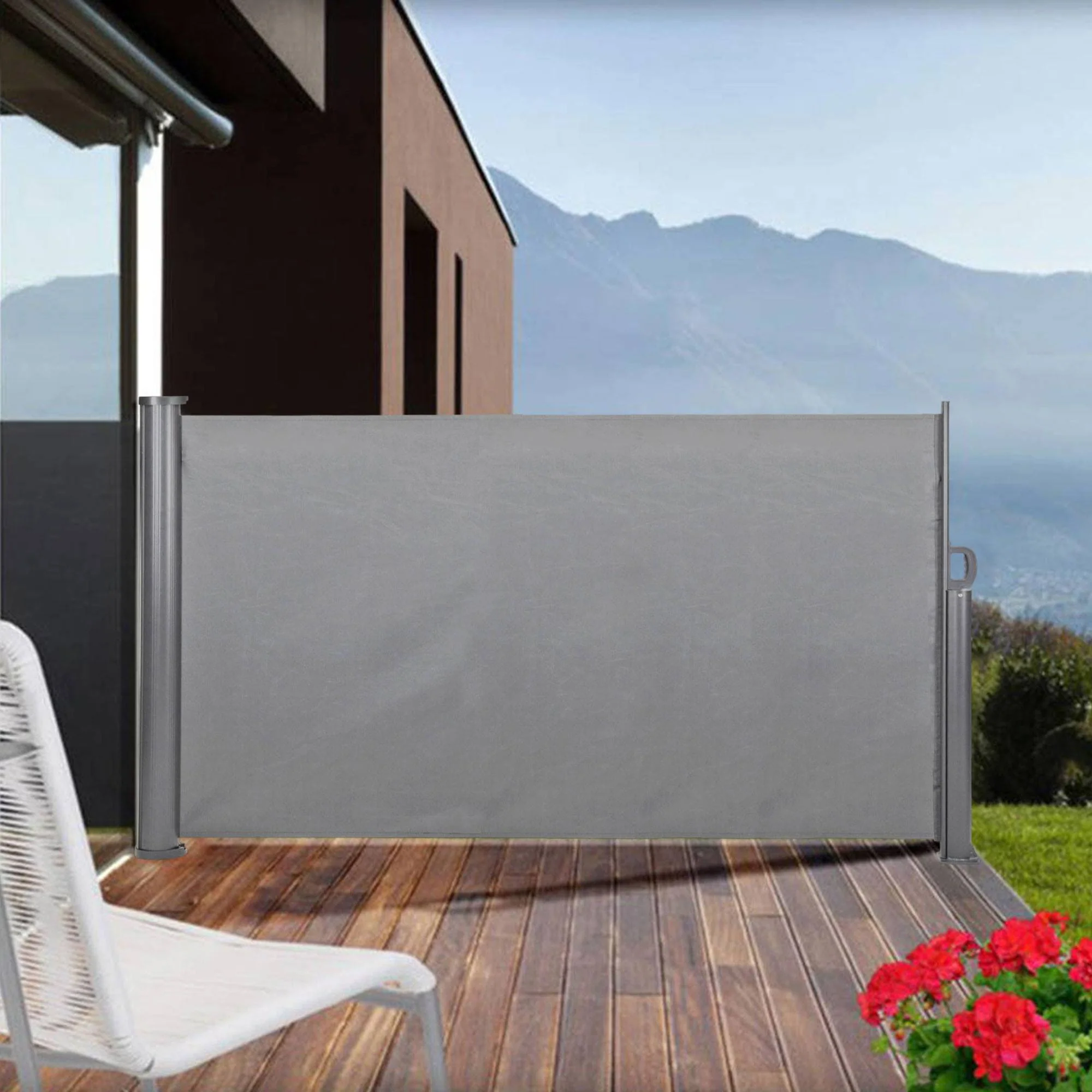 Well Home - Toldo Terraza 3m Tela Poliéster Y Carcasa De Aluminio - Image 3